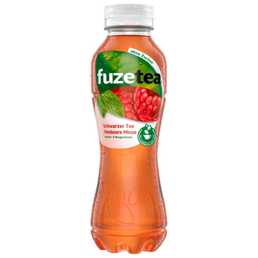 Fuze Tea Himbeere Minze ohne Zucker 0,4l